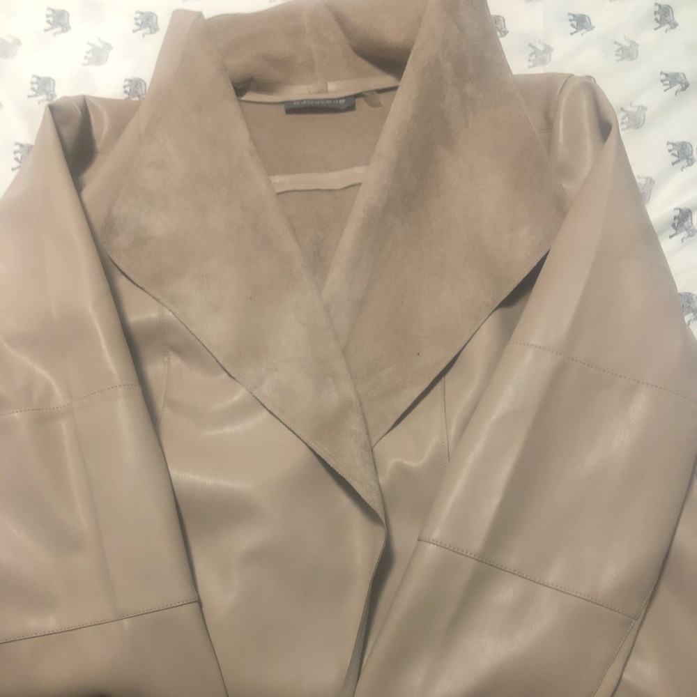 Faux leather jacket